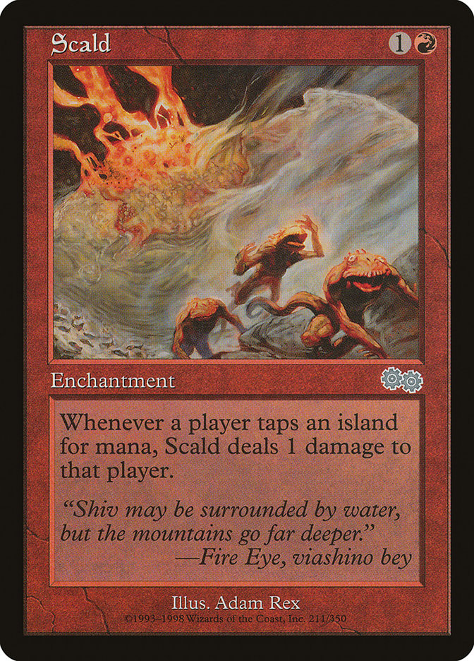 Scald [Urza's Saga] | Dragon's Lair Comics and Fantasy Houston TX