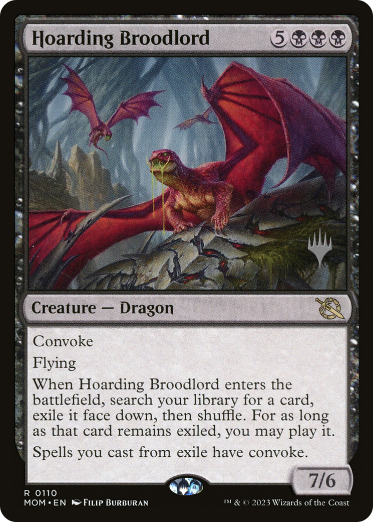 Hoarding Broodlord (Promo Pack) [March of the Machine Promos] | Dragon's Lair Comics and Fantasy Houston TX