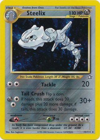 Steelix (15/111) [Neo Genesis Unlimited] | Dragon's Lair Comics and Fantasy Houston TX