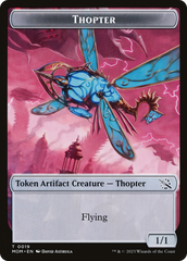 Thopter // Knight (10) Double-Sided Token [March of the Machine Tokens] | Dragon's Lair Comics and Fantasy Houston TX