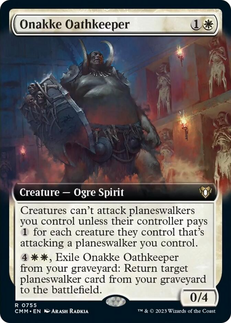 Onakke Oathkeeper (Extended Art) [Commander Masters] | Dragon's Lair Comics and Fantasy Houston TX