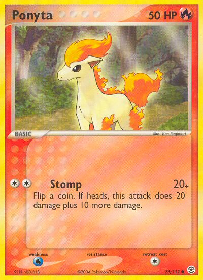 Ponyta (76/112) [EX: FireRed & LeafGreen] | Dragon's Lair Comics and Fantasy Houston TX