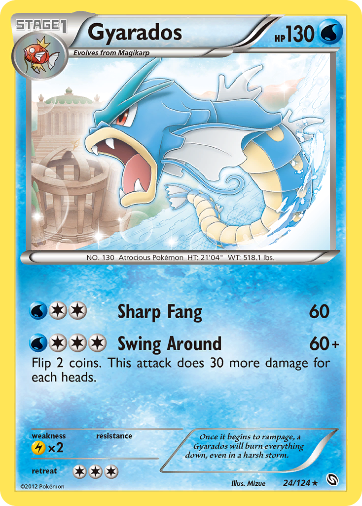 Gyarados (24/124) [Black & White: Dragons Exalted] | Dragon's Lair Comics and Fantasy Houston TX