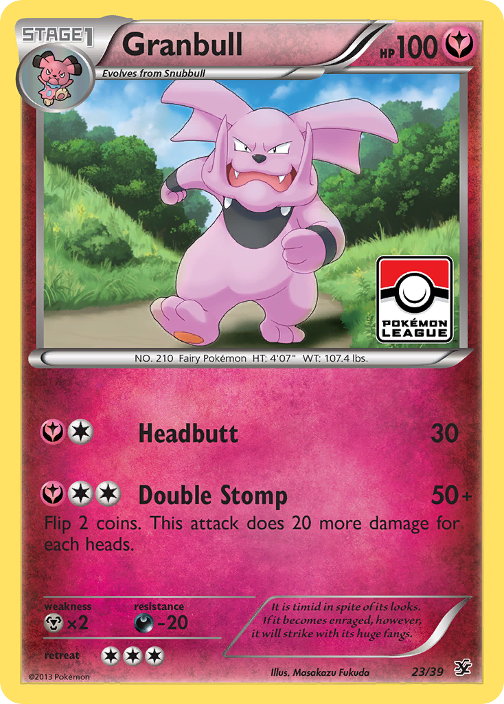 Granbull (23/39) [XY: Kalos Starter Set] | Dragon's Lair Comics and Fantasy Houston TX