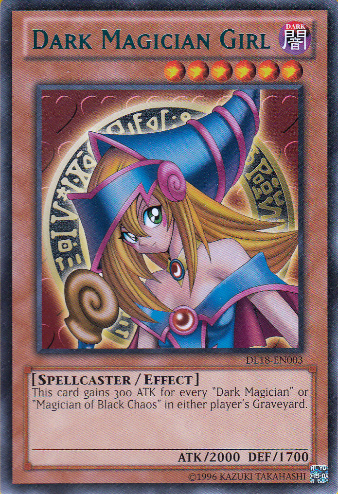 Dark Magician Girl (Green) [DL18-EN003] Rare | Dragon's Lair Comics and Fantasy Houston TX