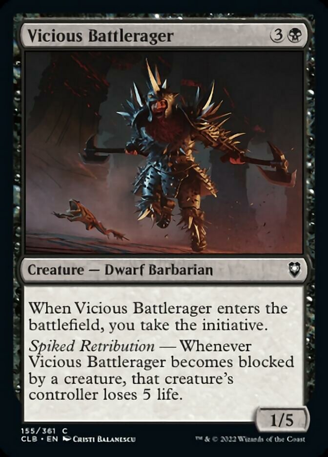 Vicious Battlerager [Commander Legends: Battle for Baldur's Gate] | Dragon's Lair Comics and Fantasy Houston TX