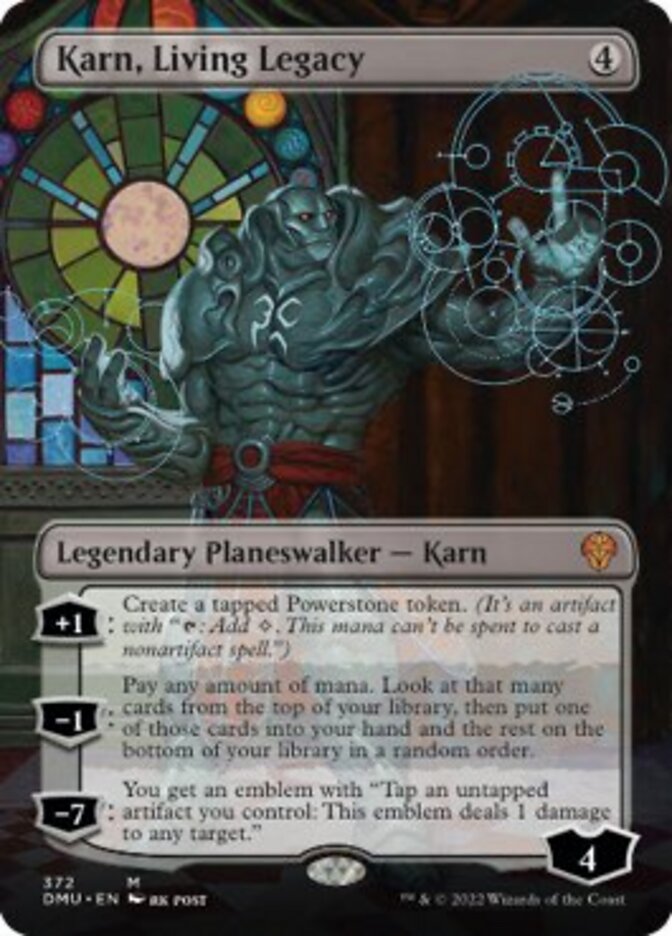 Karn, Living Legacy (Borderless) [Dominaria United] | Dragon's Lair Comics and Fantasy Houston TX