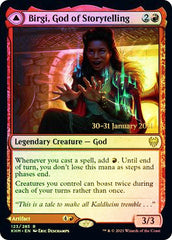 Birgi, God of Storytelling // Harnfel, Horn of Bounty [Kaldheim Prerelease Promos] | Dragon's Lair Comics and Fantasy Houston TX