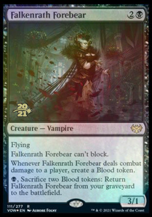 Falkenrath Forebear [Innistrad: Crimson Vow Prerelease Promos] | Dragon's Lair Comics and Fantasy Houston TX