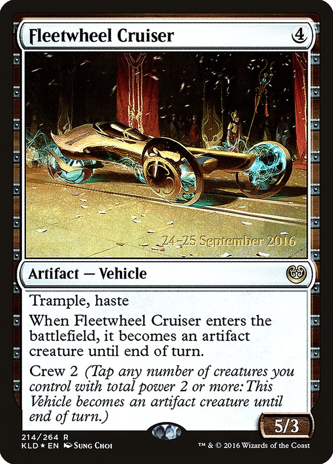 Fleetwheel Cruiser [Kaladesh Prerelease Promos] | Dragon's Lair Comics and Fantasy Houston TX