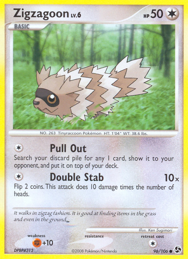 Zigzagoon (96/106) [Diamond & Pearl: Great Encounters] | Dragon's Lair Comics and Fantasy Houston TX