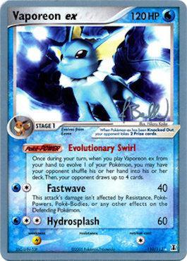 Vaporeon ex (110/113) (Eeveelutions - Jimmy Ballard) [World Championships 2006] | Dragon's Lair Comics and Fantasy Houston TX