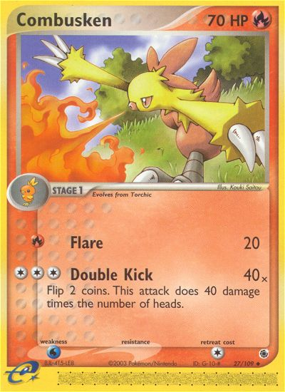 Combusken (27/109) [EX: Ruby & Sapphire] | Dragon's Lair Comics and Fantasy Houston TX