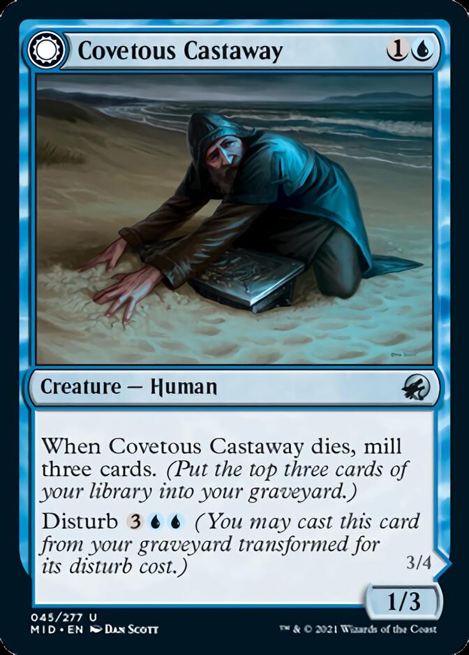 Covetous Castaway // Ghostly Castigator [Innistrad: Midnight Hunt] | Dragon's Lair Comics and Fantasy Houston TX