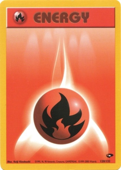 Fire Energy (128/132) [Gym Challenge Unlimited] | Dragon's Lair Comics and Fantasy Houston TX