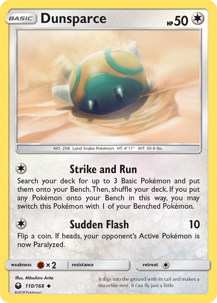 Dunsparce (110/168) [Sun & Moon: Celestial Storm] | Dragon's Lair Comics and Fantasy Houston TX