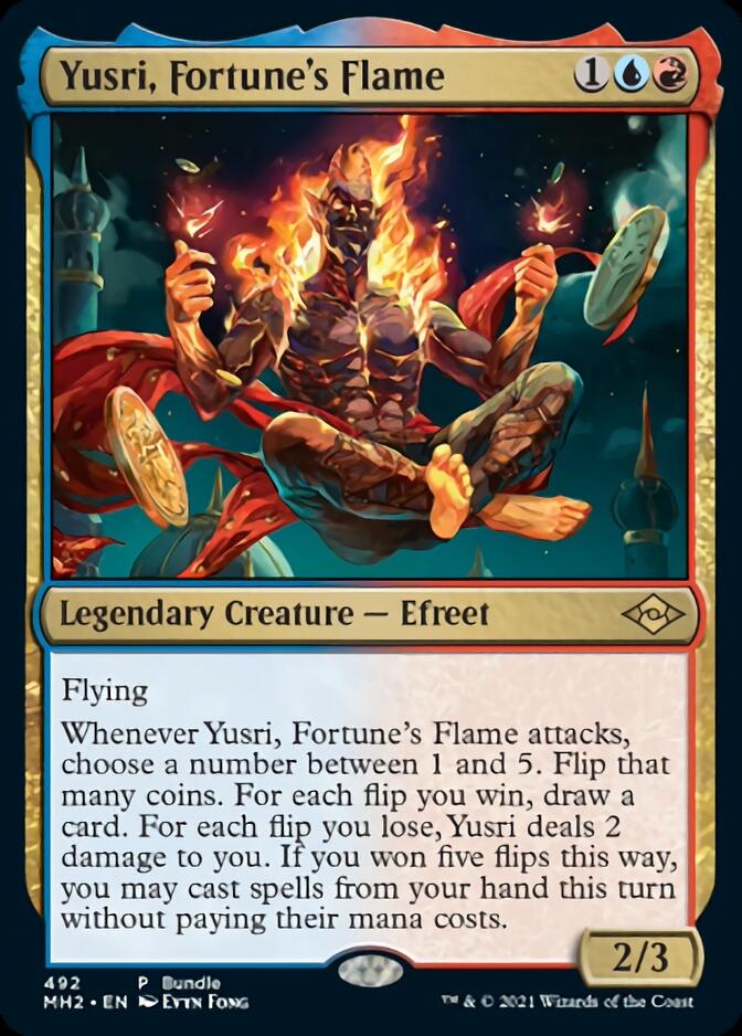 Yusri, Fortune's Flame (Bundle) [Modern Horizons 2] | Dragon's Lair Comics and Fantasy Houston TX