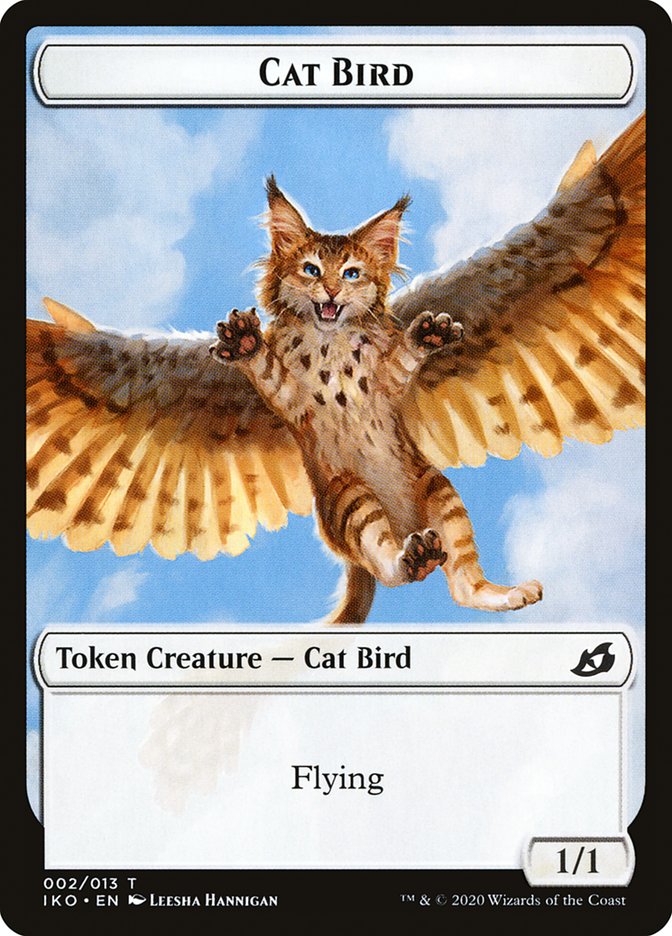 Cat Bird Token [Ikoria: Lair of Behemoths Tokens] | Dragon's Lair Comics and Fantasy Houston TX