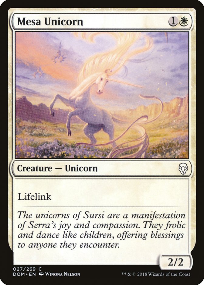 Mesa Unicorn [Dominaria] | Dragon's Lair Comics and Fantasy Houston TX