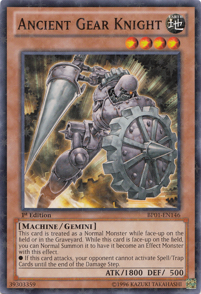 Ancient Gear Knight [BP01-EN146] Starfoil Rare | Dragon's Lair Comics and Fantasy Houston TX