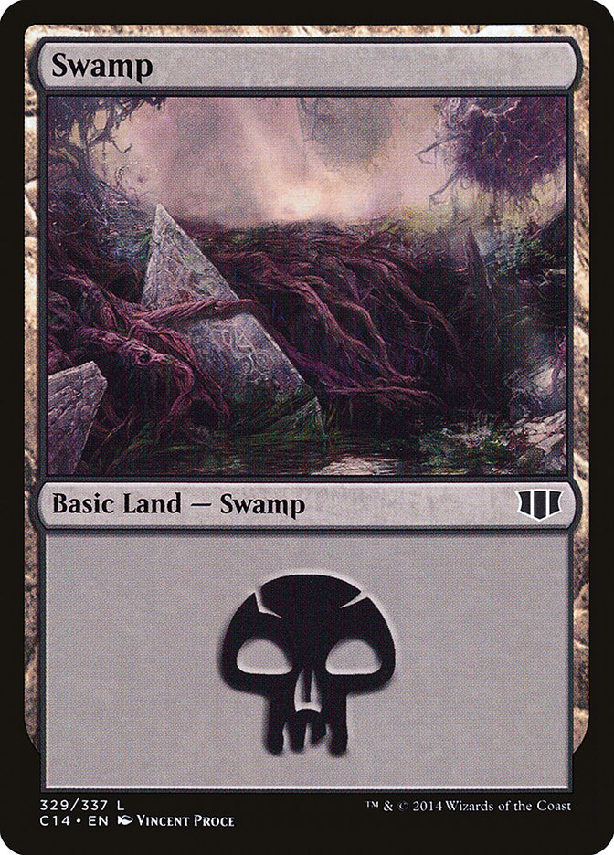 Swamp (329) [Commander 2014] | Dragon's Lair Comics and Fantasy Houston TX