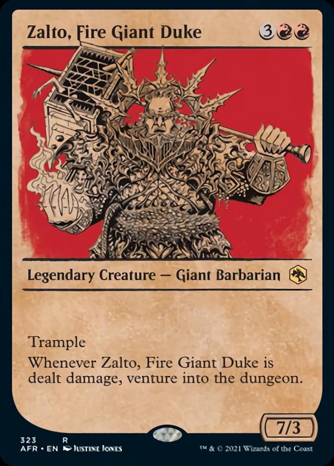 Zalto, Fire Giant Duke (Showcase) [Dungeons & Dragons: Adventures in the Forgotten Realms] | Dragon's Lair Comics and Fantasy Houston TX