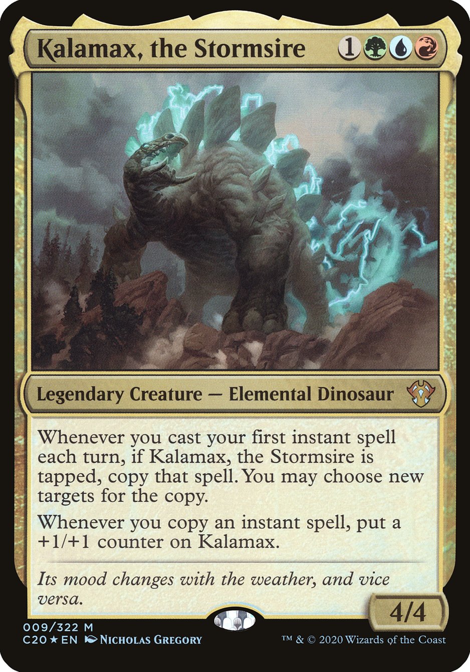 Kalamax, the Stormsire (Oversized) [Commander 2020 Oversized] | Dragon's Lair Comics and Fantasy Houston TX