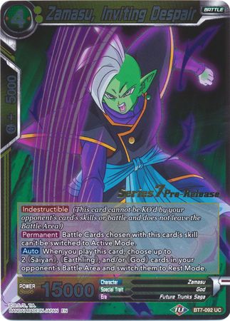 Zamasu, Inviting Despair (BT7-092_PR) [Assault of the Saiyans Prerelease Promos] | Dragon's Lair Comics and Fantasy Houston TX