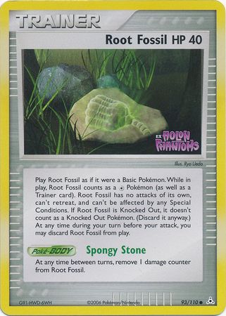 Root Fossil (93/110) (Stamped) [EX: Holon Phantoms] | Dragon's Lair Comics and Fantasy Houston TX