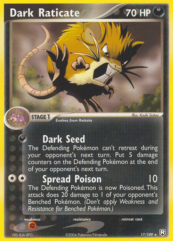 Dark Raticate (17/109) [EX: Team Rocket Returns] | Dragon's Lair Comics and Fantasy Houston TX