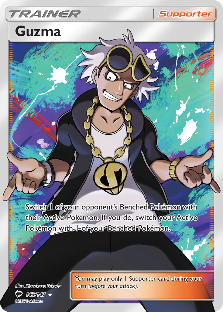 Guzma (143/147) [Sun & Moon: Burning Shadows] | Dragon's Lair Comics and Fantasy Houston TX