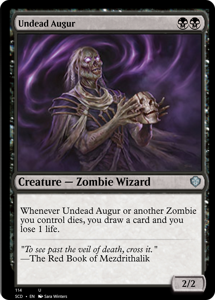 Undead Augur [Starter Commander Decks] | Dragon's Lair Comics and Fantasy Houston TX