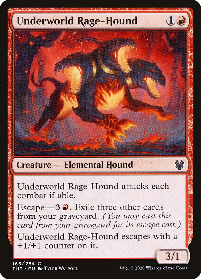 Underworld Rage-Hound [Theros Beyond Death] | Dragon's Lair Comics and Fantasy Houston TX