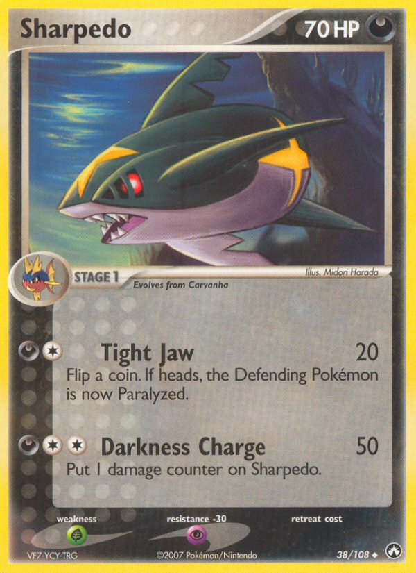 Sharpedo (38/108) [EX: Power Keepers] | Dragon's Lair Comics and Fantasy Houston TX