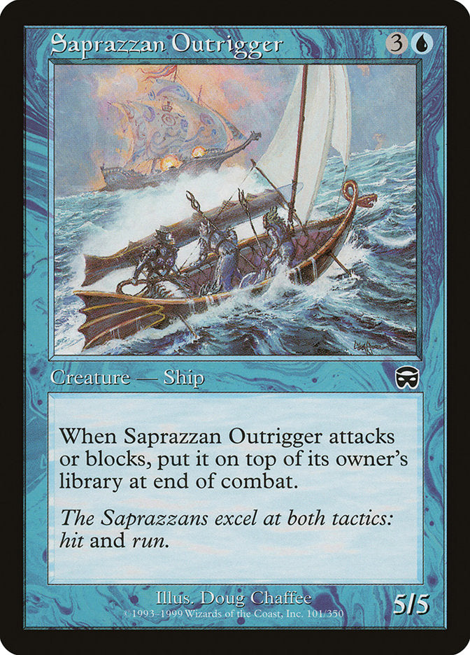 Saprazzan Outrigger [Mercadian Masques] | Dragon's Lair Comics and Fantasy Houston TX