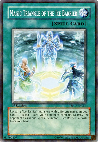 Magic Triangle of the Ice Barrier [TSHD-EN057] Common | Dragon's Lair Comics and Fantasy Houston TX