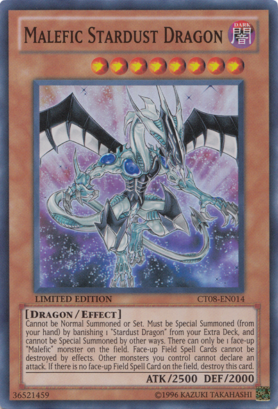 Malefic Stardust Dragon [CT08-EN014] Super Rare | Dragon's Lair Comics and Fantasy Houston TX