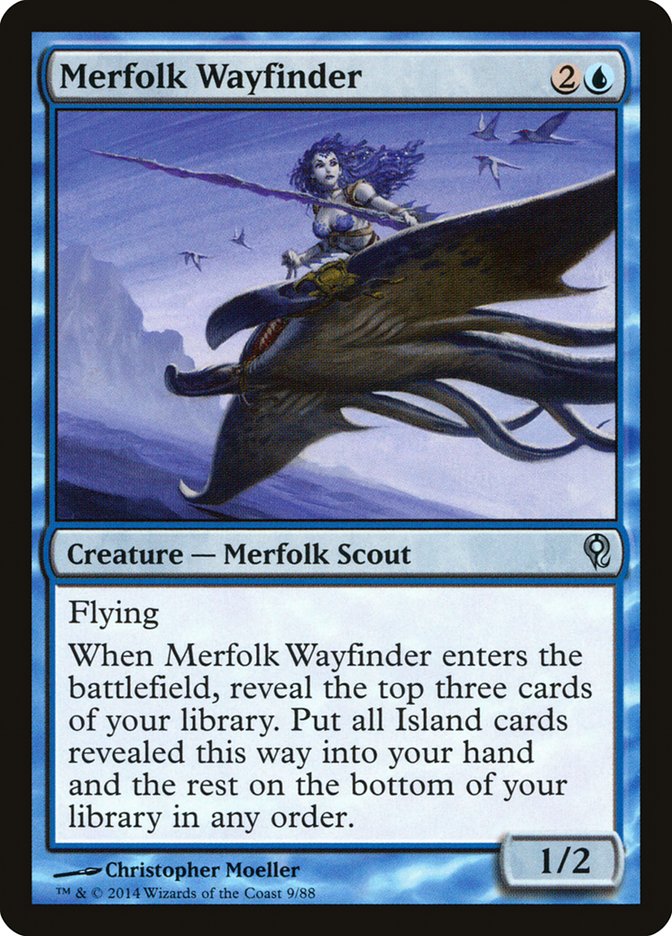 Merfolk Wayfinder [Duel Decks: Jace vs. Vraska] | Dragon's Lair Comics and Fantasy Houston TX