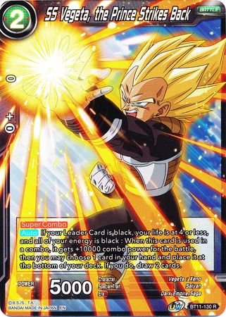 SS Vegeta, the Prince Strikes Back (BT11-130) [Vermilion Bloodline 2nd Edition] | Dragon's Lair Comics and Fantasy Houston TX