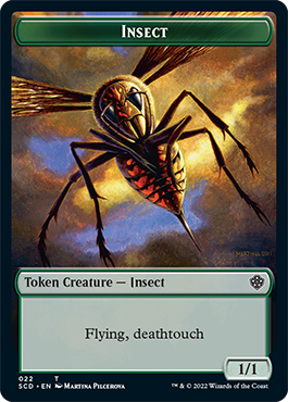 Insect // Soldier Double-Sided Token [Starter Commander Decks] | Dragon's Lair Comics and Fantasy Houston TX