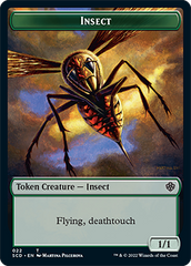 Insect // Cat Double-Sided Token [Starter Commander Decks] | Dragon's Lair Comics and Fantasy Houston TX