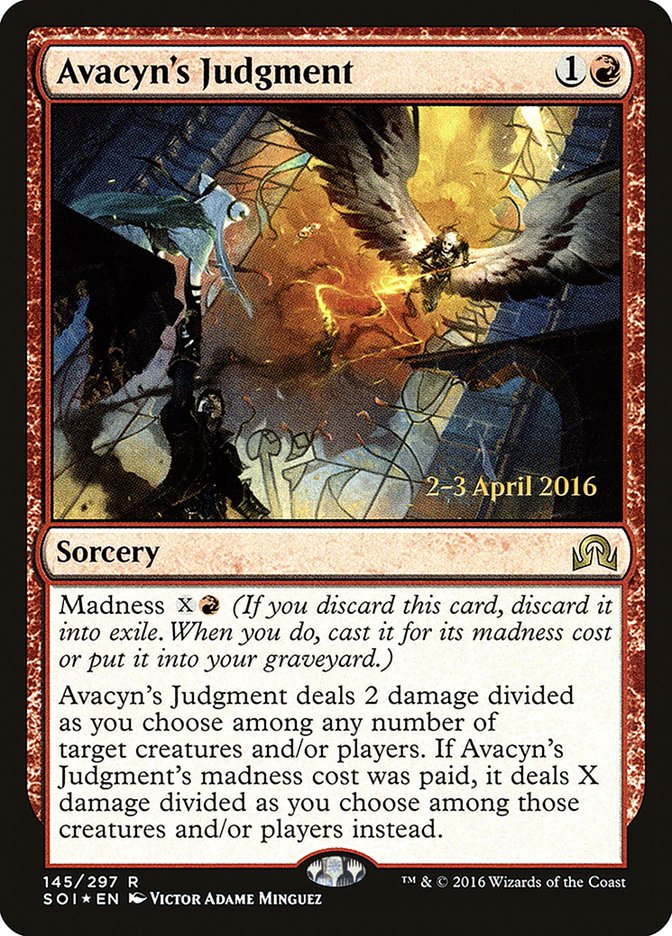 Avacyn's Judgment [Shadows over Innistrad Prerelease Promos] | Dragon's Lair Comics and Fantasy Houston TX