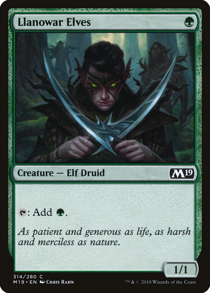 Llanowar Elves [Core Set 2019] | Dragon's Lair Comics and Fantasy Houston TX