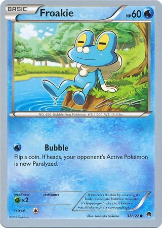 Froakie (38/122) (Ninja Blitz - Cody Walinski) [World Championships 2016] | Dragon's Lair Comics and Fantasy Houston TX