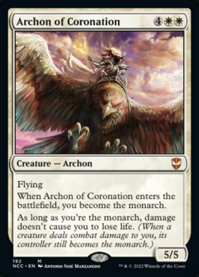 Archon of Coronation [Streets of New Capenna Commander] | Dragon's Lair Comics and Fantasy Houston TX