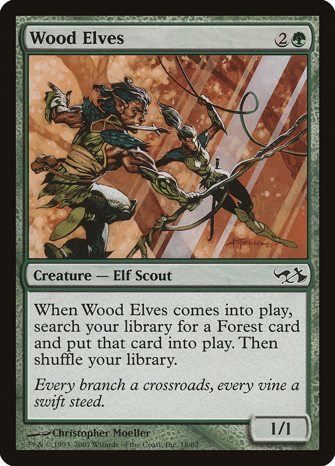 Wood Elves [Duel Decks: Elves vs. Goblins] | Dragon's Lair Comics and Fantasy Houston TX