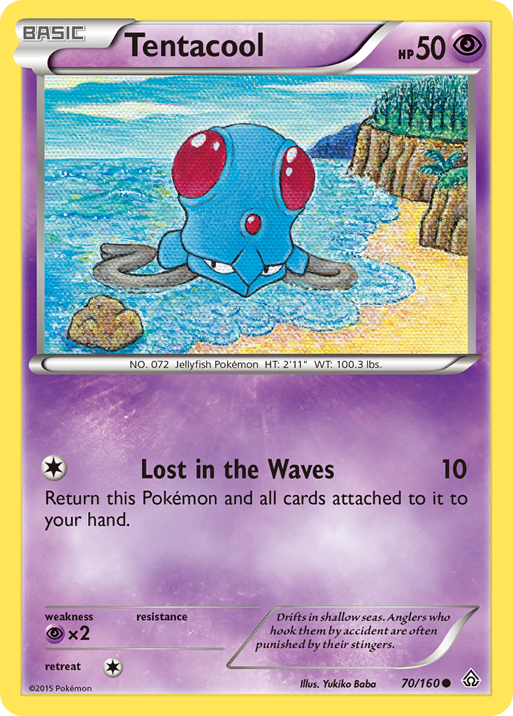 Tentacool (70/160) [XY: Primal Clash] | Dragon's Lair Comics and Fantasy Houston TX