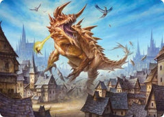 Tarrasque Art Card [Dungeons & Dragons: Adventures in the Forgotten Realms Art Series] | Dragon's Lair Comics and Fantasy Houston TX