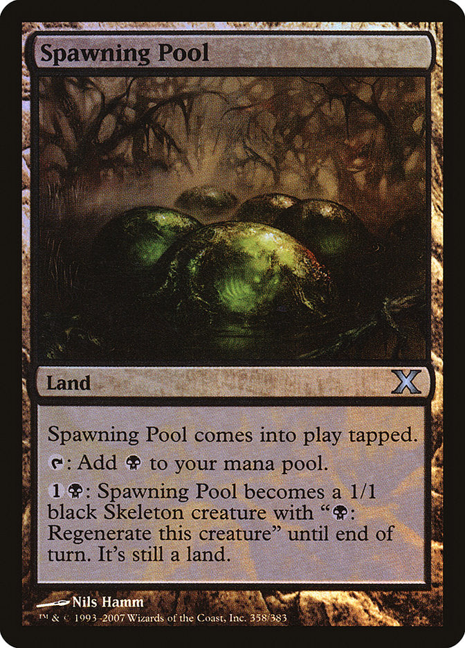 Spawning Pool (Premium Foil) [Tenth Edition] | Dragon's Lair Comics and Fantasy Houston TX