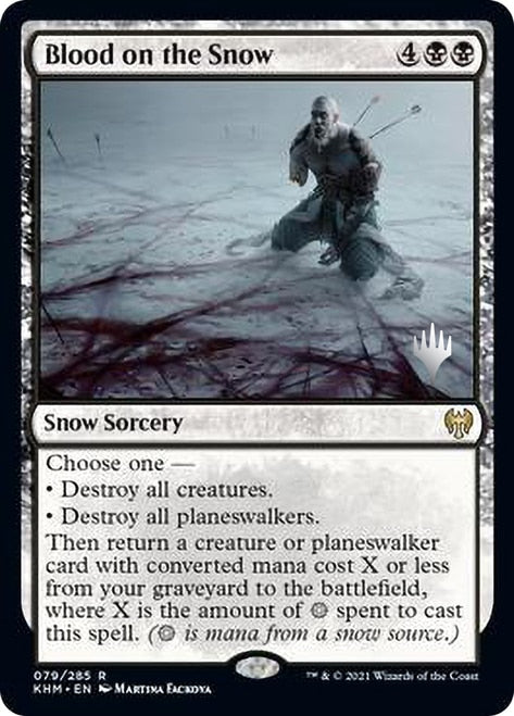 Blood on the Snow (Promo Pack) [Kaldheim Promos] | Dragon's Lair Comics and Fantasy Houston TX